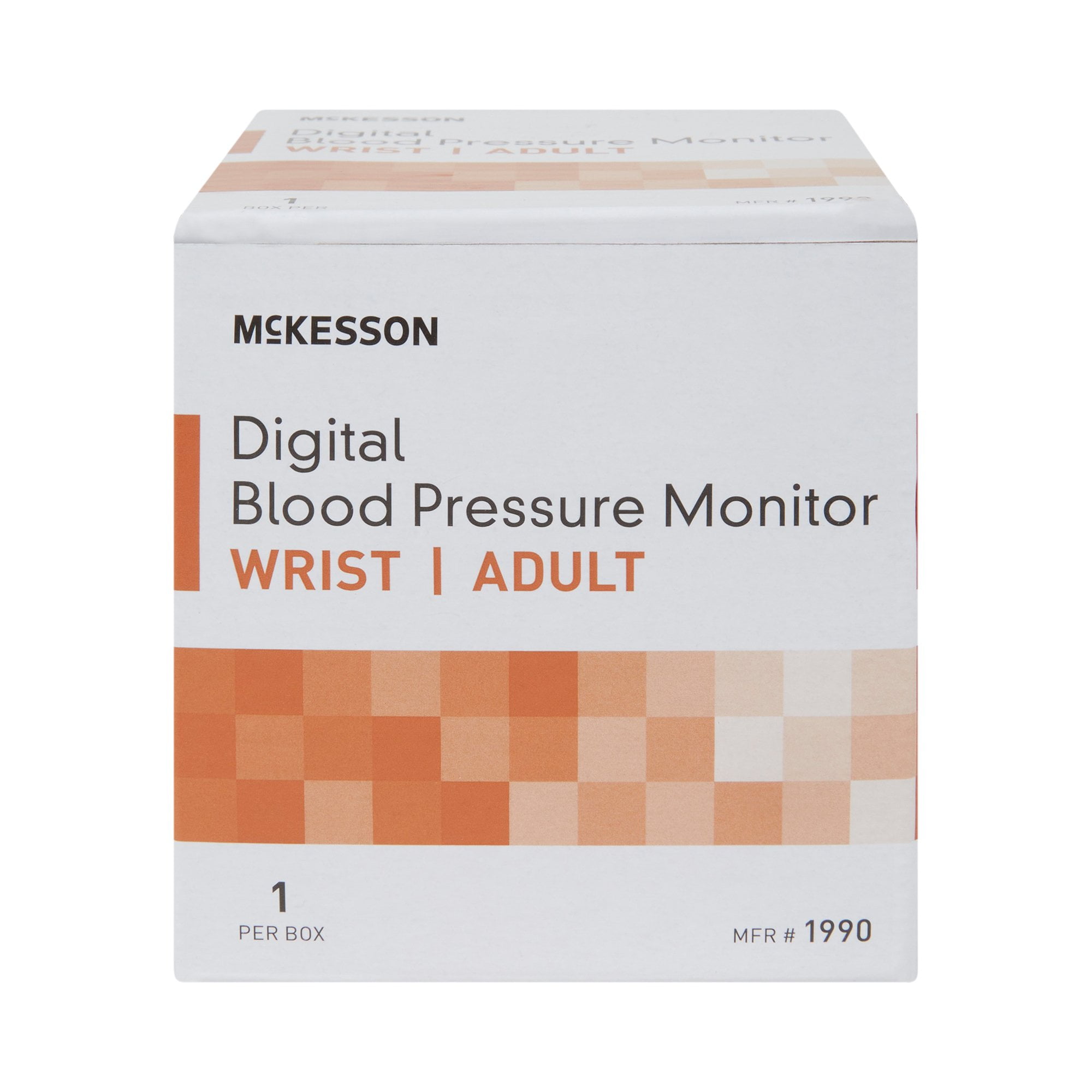 McKesson Digital Blood Pressure Monitor, Automatic Wrist Cuff, 1 Ct