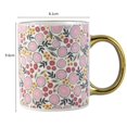 thumbnail image 5 of Mainstays applique rose avec poignée dorée 11.5oz Mug, 5 of 5