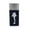 Black/Silver, variant on Cigar Case with Cutter - Leg Lamp - Leather