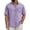 Purple, variant on Uwinwear Men's Classic 1 Pocket Short Sleeve Button Up Shirt Washed Denim Short Sleeve Shirt Loose Fit Casual Summer Tops,Purple,XL