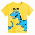 thumbnail image 4 of TOWED22 Boys T Shirts, Toddler Boys Graphic Tees, Boy Short Sleeve Tee Shirts Tops for 3-8 Years Kids(Yellow,9-10 Y), 4 of 5