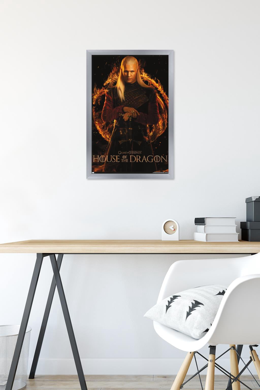 House of the Dragon - Daemon One Sheet Wall Poster, 14.725" x 22.375" Framed