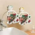 thumbnail image 6 of 6PCS Dish Towels and Dish Cloths Reuseable Dishcloths Sets for Washing Dishes, Cooking, Baking Size 11" x 11" Christmas Wreath Pattern, 6 of 9