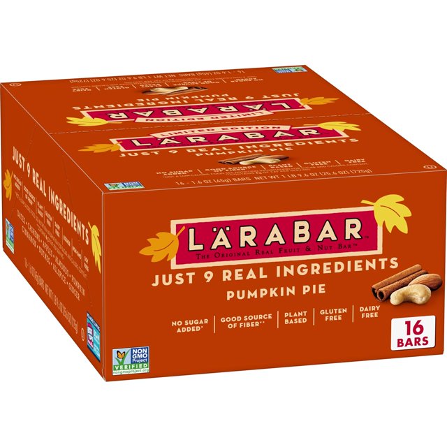 Larabar Variety Pack, Blueberry Muffin, Lemon Bar, Apple Pie, Fruit & Nut Bars, 18 ct