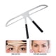thumbnail image 5 of Ruler de cejas Medida de acero inoxidable Plantillas Profesionales Plantillas de conformidad de tres puntos Mujeres Coesméticos Accesorios Accesorios Cejas rectas Inevent CE001473-03, 5 of 7