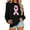 Black, variant on successthop Breast Cancer Sweatshirts for Women Graphic Oversized Plus Size Crewneck Long Sleeve Sweater Pullover Top