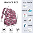 thumbnail image 6 of Cute Bulldogs Backpack for School,Cute School Bag,Schoolbag with Adjustable Shoulder Straps & Padded Back,13.4"x11"x4.7", 6 of 6