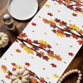 thumbnail image 2 of Thanksgiving Table Runner, Autumn Thanksgiving Kitchen Dining Table Decoration for Home Party Decor 13x60 Inches, 2 of 9