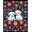 Pink, Pattern 2, variant on ODIKA 2x3 Machine Washable Non-Slip Area Rug, Festive Floral Wreath Framing Charming Maltese Duo Hook High Traffic Rug, Red, 745178