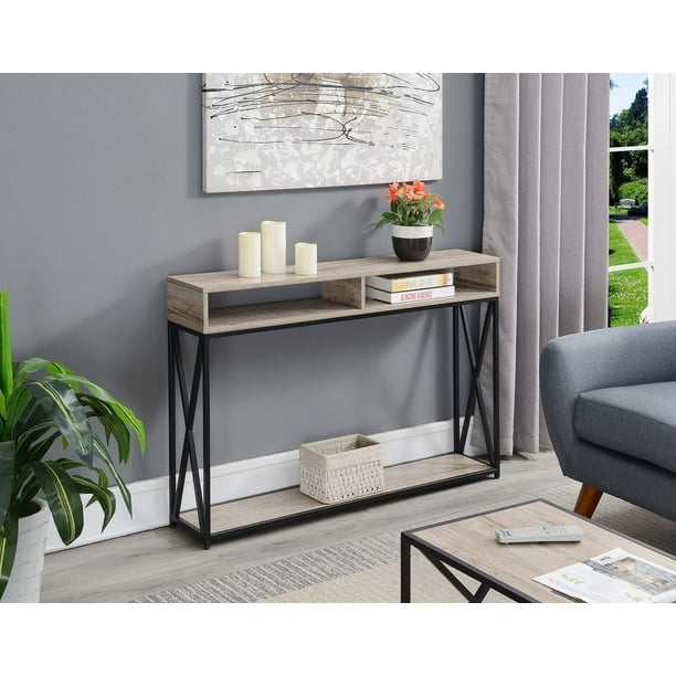 Convenience Concepts Tucson Deluxe 2 Tier Console Table, Multiple