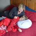 thumbnail image 2 of Oreiller de Baseball Grand Oreiller en Peluche Doux Rond Oreiller en Peluche en Forme de Baseball Grand Oreiller en Peluche, 2 of 5