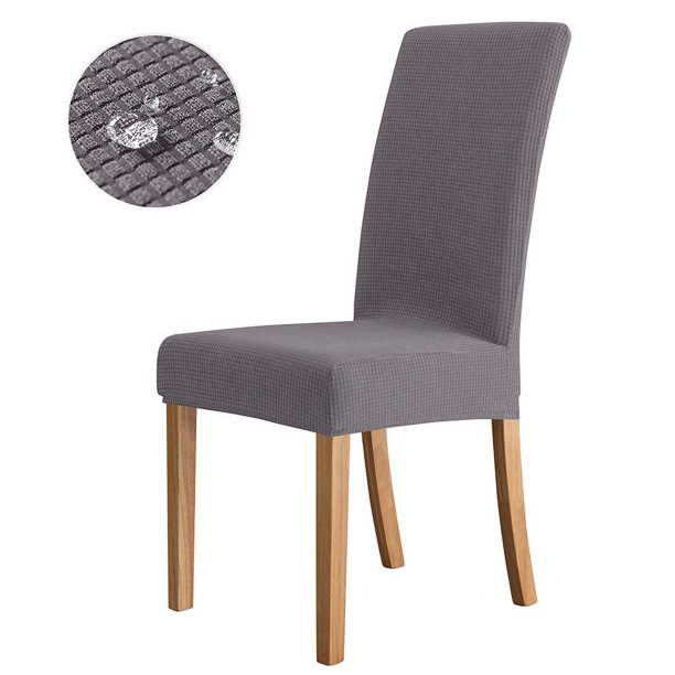 Funda elástica para silla de comedor de hotel para el hogar, funda impermeable de franela con grano de maíz