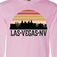 thumbnail image 4 of Inktastic Las Vegas Nevada Skyline Retro Long Sleeve T-Shirt, 4 of 5
