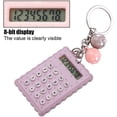 thumbnail image 3 of Mini calculadora, calculadora de diseño de llavero Calculadora de llavero de estilo de galletas lindas portátil Calculadora de bolsillo de color caramelo Namotu CDWJ099, 3 of 7