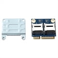 thumbnail image 5 of Adaptador Mini PCI-e para 2 Discos Duros SSD para Portátil. Lector de Tarjetas de Memoria Micro-SD, SDHC, SDXC, TF A Mini PCIe., 5 of 5
