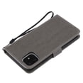 thumbnail image 4 of iPhone 11 Case 6.1" Case, Allytech Slim Shell PU Leather Folio Kickstand Wallet Case with Cards Holder Pocket Lanyard Anti-Scratch Shockproof Bumper Cover Case for Apple iPhone 11 6.1",Gray, 4 of 9