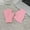 czb# Pink1057, variant on Snow Gloves Fuzzy Thermal Knitted Thermal Fingerless Mittens Solid Color Hand Warmers Working Cozy Glove For Cold Weather