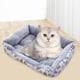 thumbnail image 4 of Cama para mascotas, gatos, perros, gatos, cachorros, alfombrilla cálida para otoño e invierno, cama para dormir en interiores. Gris L, 4 of 8