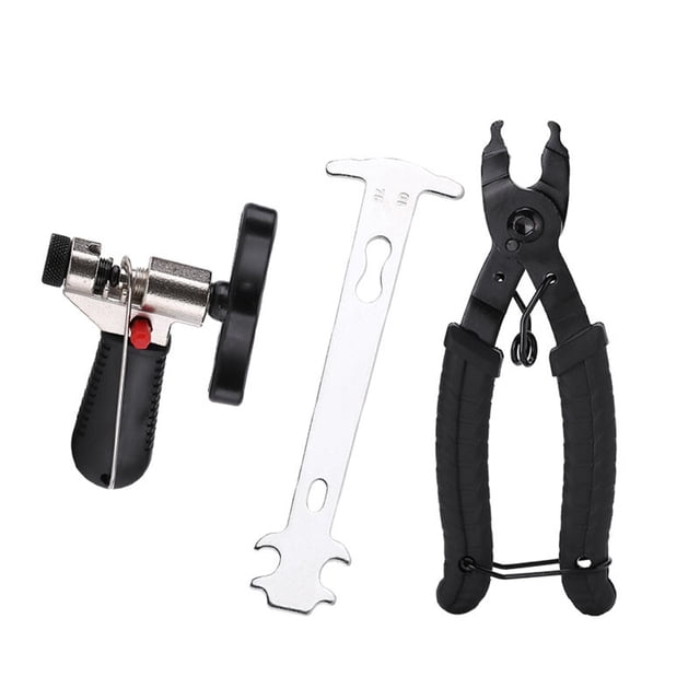Alicates para Eslabones de Cadena Bicicleta, Herramienta Manual de Reparación y Extracción Cadena Ciclismo con Antideslizante y Divisor de Abrazadera de Cadena de Ciclismo