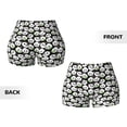 thumbnail image 5 of Lsque Panda Bear Pattern High Waisted Biker Shorts for Women-Tummy Control Fitness Athletic Workout Running Yoga Gym Shorts,Moisture-Wicking-X-Large, 5 of 9