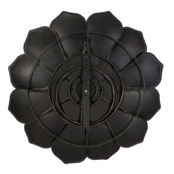 Evergreen Multiple Layer Metal Wall Flower, 19.25'' x 2.75'' x 19.25'' inches