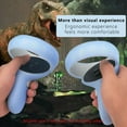 thumbnail image 2 of Touch Controller Grip Cover for Oculus Quest 2, Anti-Sweat Waterproof Anti-Throw Silicone Oculus Quest 2 VR Accessories Set, 2 of 10