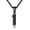 Black 1, variant on Men's Athlete Number Necklace, stainless steel chain, 00-99 number pendant, personalized sports jewelry, suitable for sports such as basketball, baseball, and rugby.