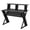 Gray, variant on Tin 47 Inch Wood Music Desk Studio Station Keyboard Tray Shelves Gray - Saltoro Sherpi