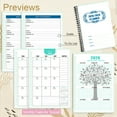 thumbnail image 5 of Watercolor Monthly Planner for 2026-2028 - Gift for Family & Friends, Time Management & Schedule Organizer, Artistic Design Planning Notebook, 5 of 5