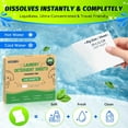 thumbnail image 2 of JJEAN-Laundry Detergent Sheets - 200 Loads Unscented Travel Laundry Detergent, Eco Friendly & Hypoallergenic Cloth Washing Detergent Soap Sheets, Suitable for Sensitive Skin, 2 of 4