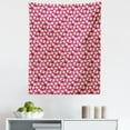 thumbnail image 1 of Jasmine Tapestry, Digitally Generated Petals Summer Flora Repetition Botanical Blossom, Fabric Wall Hanging Decor for Bedroom Living Room Dorm, 5 Sizes, Magenta and Grey Yellow, by Ambesonne, 1 of 1