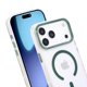 thumbnail image 4 of For iPhone 17 Pro Max Case Compatible with MagSafe PC + TPU Clear Phone Cover with Diamond Texture L, 4 of 4
