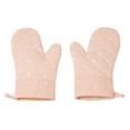 thumbnail image 1 of Mefallenssiah Kitchen Cooking Microwave Oven Gloves Mitts Pot Pad Heat Proof Protected, 1 of 2