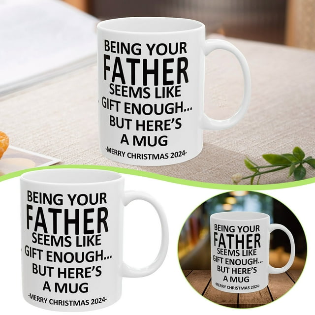 Iced Coffee Cup Clear Large Ceramic Coffee Mugs with Handle Ceramic Coffee Cup Becomes Your Must Have Novelty Coffee Cup Christmas Special Holiday Birthday Novelty B