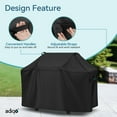 thumbnail image 4 of Adiqo 63 Inch Grill Cover for Weber Genesis 300 Series and New 2022 Genesis 300 Grills, Outdoor BBQ Cover with Waterproof Vinyl with Polyester Lining, Compare to Weber 7757, 4 of 8