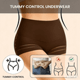 thumbnail image 5 of ANYFIT WEAR Tummy Control Shapewear Underwear for Women Seamless Shaping Mid Waisted Panties Slimming Stripe Lace Panty, 5 of 7
