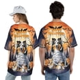 thumbnail image 5 of Mummy Collie Happy Halloween with Pumpkins Bats Spooky Fun All Over Print 3D Baseball Shirt Collie Dog Lover Gifts Idea Softball Sport - 00019, 5 of 6