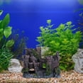 thumbnail image 4 of EeaseMX Decoración de acuario de resina con forma de castillo antiguo, ideal para peces y camarones., 4 of 8