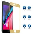 thumbnail image 5 of FIEWESEY Protector Tempered Glass Film Friendly Full Edge Anti Fingerprint Anti-Scratch Easy Install Anti-Bubble for Apple iPhone 8 /7 / SE 2020 / SE 2022 (Gold), 5 of 6