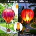 thumbnail image 3 of 2 Pack Solar Light Replacement Top with Flickering Flame, Waterproof Solar Light Parts for Hot Air Balloon Lanterns (Fits 2.95 to 3.35 Inch Openings) Replacement Kit for Outdoor Decor Garden Patio, 3 of 6