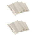 thumbnail image 2 of 2X Farmhouse Table Runner, Vintage Rustic Table Runner, Cotton Braided Coffee Table Runner, Beige Woven Table Runner, 2 of 9