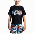 thumbnail image 1 of Gubotare Boys Bathing Suit Boys Two Piece Rash Guard Swimsuits Sets Bathing Suits with Trunks Size 9 Years (Sky Blue,9 Years), 1 of 6
