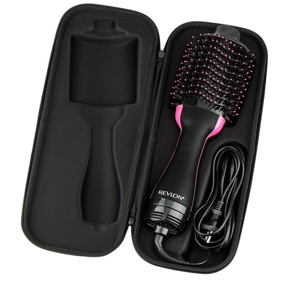 Brappo Hard Travel Case for Revlon One-Step Hair Dryer & Volumizer& Styler (ONLY CASE)(BLACK)