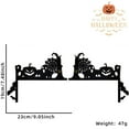 thumbnail image 2 of BNNG Halloween Door Corner Sign Decoration Spider Web Door Corner Decor Wood Halloween Door Corner Sign Black Spider Hanging on Spider Web door frame decor halloween corner decoration, 2 of 8