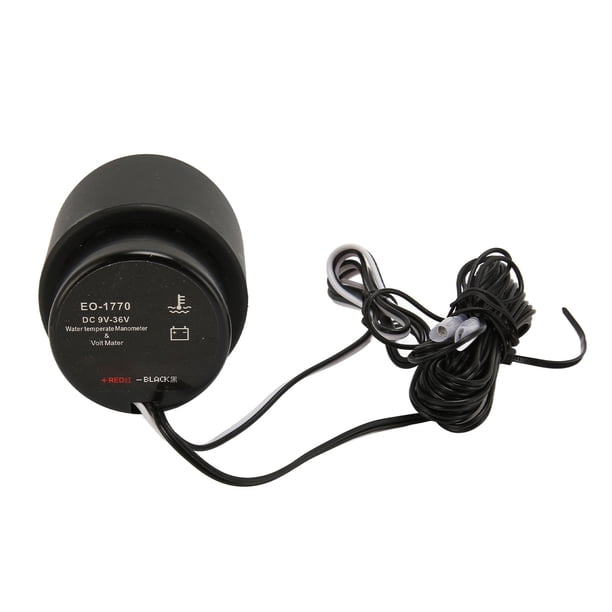 Voltímetro Del Indicador De Temperatura Del Agua Del Automóvil 2 En 1, Indicador Temperatura Agua Automático Y Voltímetro Con Pantalla Digital De 12 A 24 V Para Automóviles, Camiones, Motocicle