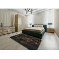 thumbnail image 5 of Ahgly Company Machine Washable Indoor Rectangle Transitional Night Black Area Rugs, 10' x 13', 5 of 7