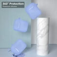 thumbnail image 3 of AirPods Case, Full Protective Silicone AirPods Accessories Cover Compatible with AirPods 1&2 Wireless and Wired Charging Case(Front LED Visible),Glitter Blue, 3 of 8