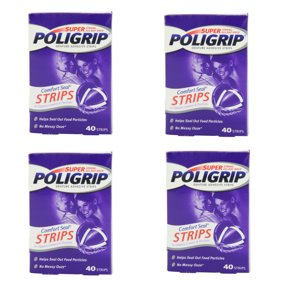 Super Poligrip Comfort Seal Strips Denture Adhesive 40 Strips 3