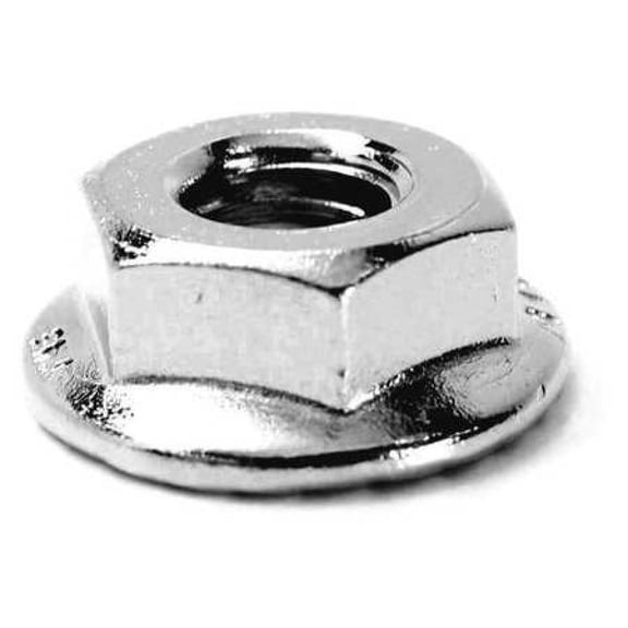 FOREVERBOLT FBFHNM6P25 Flange Nut,14.80mm,Flange dia.,SS,PK25