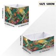 thumbnail image 3 of Storage Basket Foldable Open Organizers for Clothes Toys Books15.75x10.63x6.96in Two Affectionate Green Hummingbirds, 3 of 8